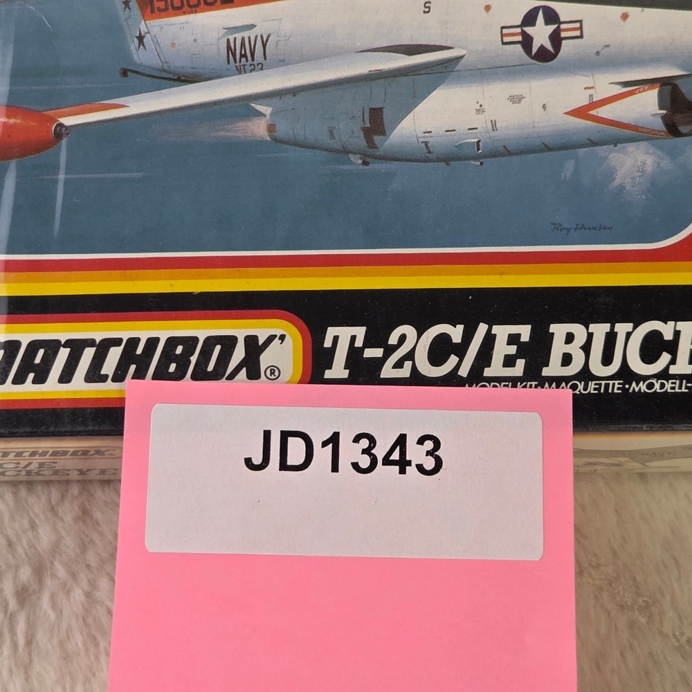 Matchbox 1:72 Scale Rockwell T2C E Buckeye‎ Model Kit PK42 New Factory Sealed - Picture 9 of 10